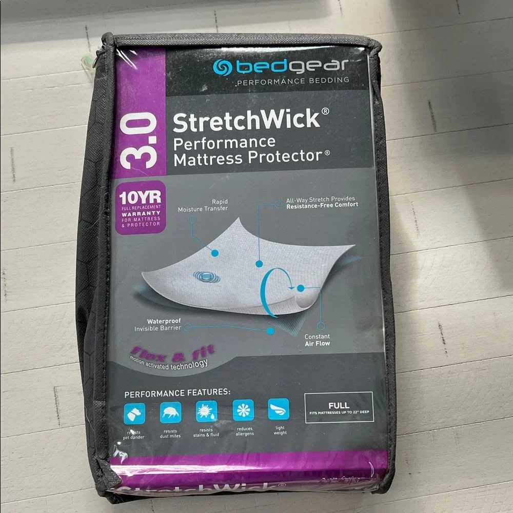 Bedgear StretchWick Mattress Protector Full Size